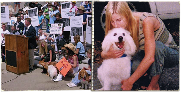 Shannon Moore, Senator Fonenot, rally to pass SB607 and ensure evacuees are never again forced to leave animals 591x301