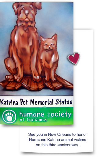 Revisit New Orleans for a grand scale Katrina Animal Memorial 330x511