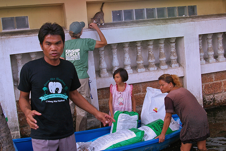 Lit navigates flood zones (c) Kinship Circle